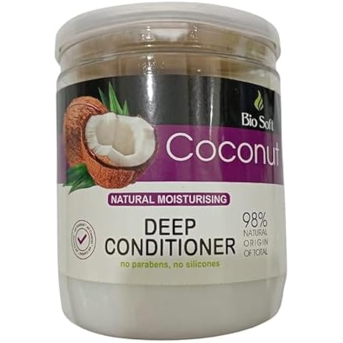Bio Soft coconut deep conditioner 98% natural origin of total 650GM